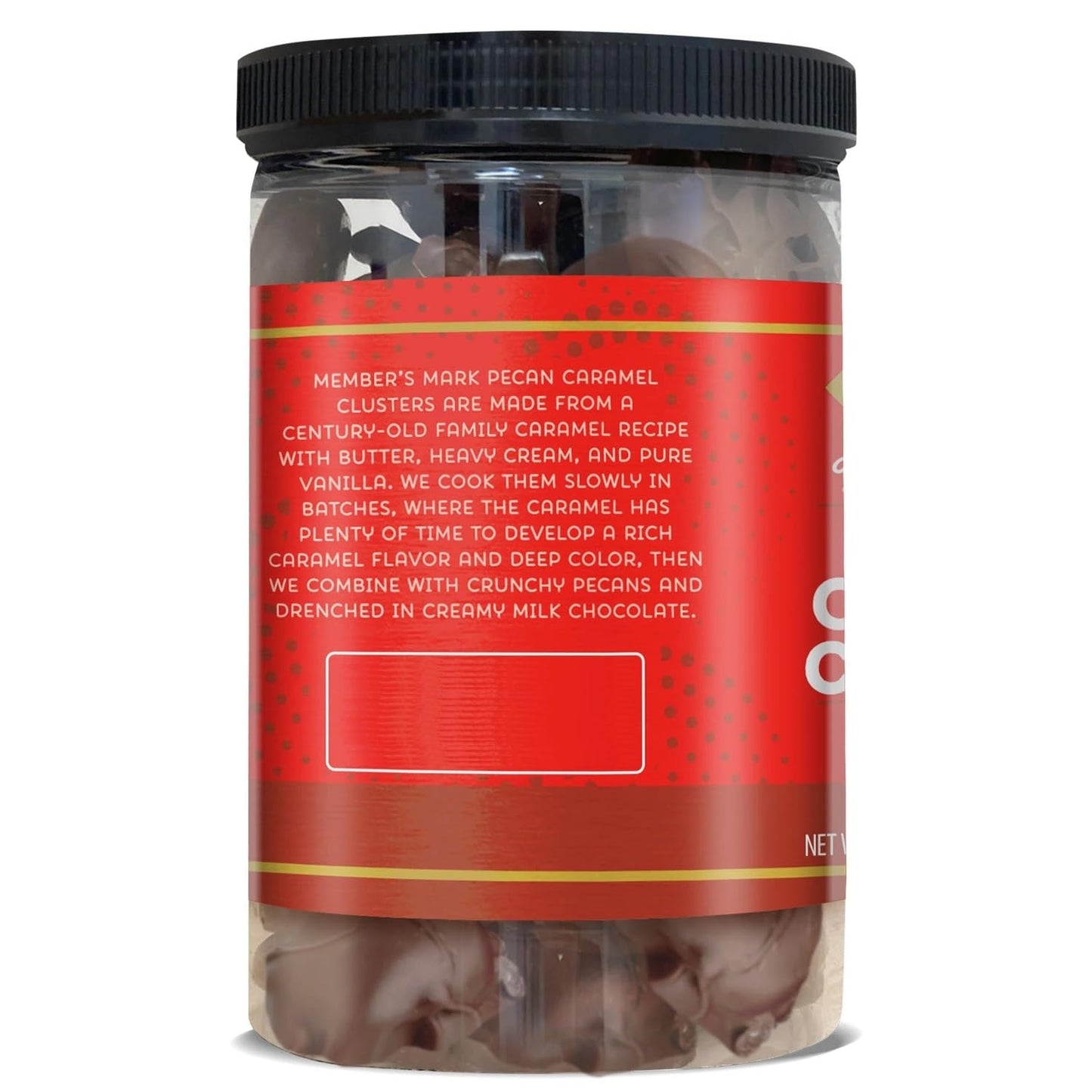 Member's Mark Milk Chocolate Pecan Caramel Clusters, 30.2 Ounce, 1.88 Pound (Pack of 1)