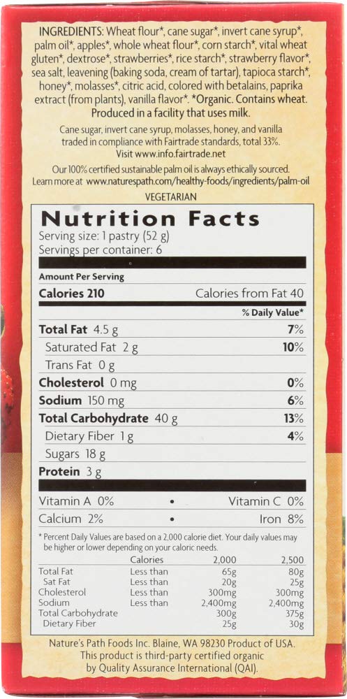 StarSun Depot (NOT A CASE) Unfrosted Berry Strawberry Toaster Pastries