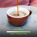 Tiny Footprint Coffee - Fair Trade Organic Peru APU Medium Roast - Whole Bean Coffee, USDA Organic & Carbon Negative - You Drink Coffee, We Plant