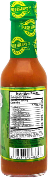 Marie Sharp’s Mild Habanero Pepper Sauce, 5 oz - Belizean Hot Sauce with a Gentle Kick - All-Natural(Pack of 2)
