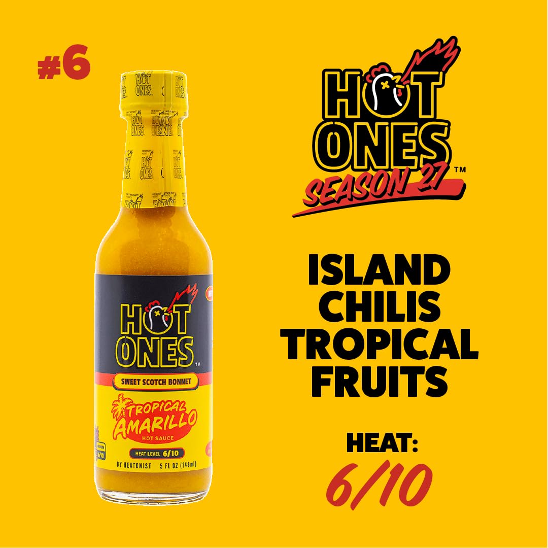 Hot Ones Hot Sauce Challenge Set - Season 27 Trio - Hot Sauces Gift Set - Variety Pack - Made with Natural Ingredients - Unique Small Batch Sampler