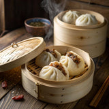 Laoban Dumplings?Chinese Style Pork BBQ Bao Buns?Made with Berkshire Heritage Pork, Chinese BBQ Spices?Frozen Meals Made from Scratch | No Artificial