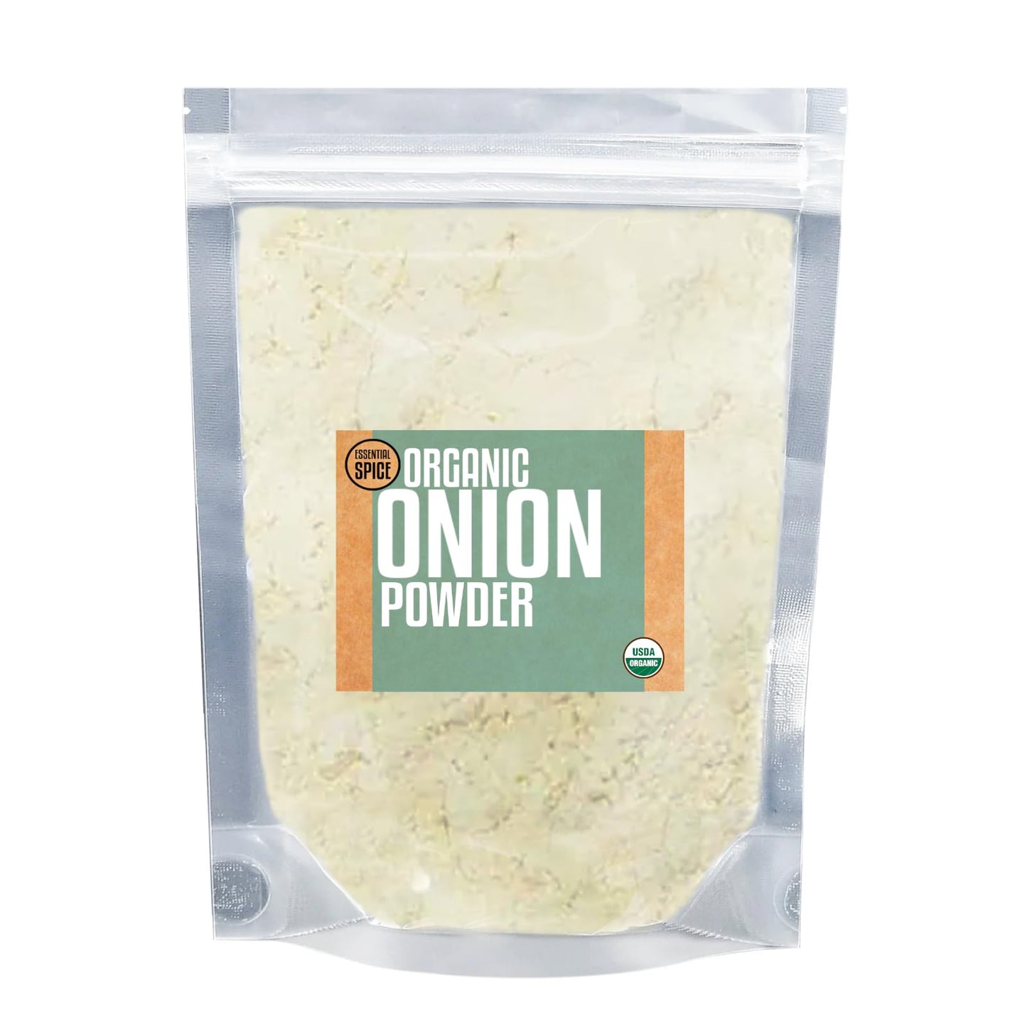Essential Spice Organic Onion Powder - Smooth, Savory & Slightly Sweet Flavor - Finely Ground Dehydrated Onion for Seasonings, Sauces, Rubs & Everyday