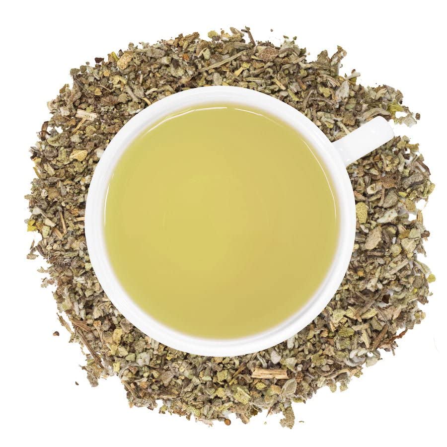 Organic Sage Loose Leaf Tea - 1oz Bag (Approx. 15 Servings) | Full Leaf Tea Co.