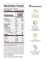 White Chocolate Brownie Pops (Full Case) Gluten-Free, High Protein (10g), Low Sugar, Guilt-Free Snack with Clean Ingredients - No Seed Oils - Kid
