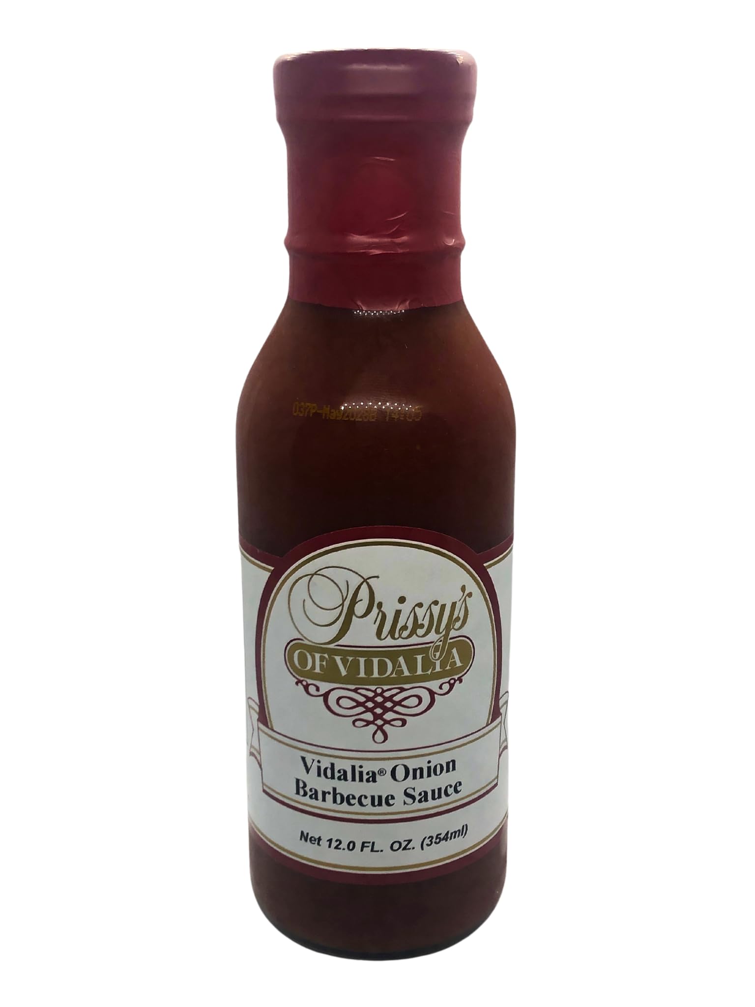 Prissy's of Vidalia Sweet Onion BBQ Sauce - Real Vidalia Onion Barbecue Sauce for Ribs, Chicken, & Pulled Pork - Small-Batch Southern Gourmet BBQ