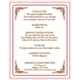Harney & Sons Black Tea, English Breakfast, 20 Sachets
