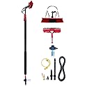 CNHOPOLE Water Fed Pole Window Cleaning Brush System Solar Panel Washing Kit 24ft Extension Pole Telescopic High Reach Cleaner with Soap Dispenser