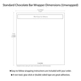 24ct 80th Birthday Party Favors Custom Wrappers for Candy Bars (24 Count) - Candy Not Included