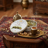 Zaitoune Pistachio Covered Turkish Delight - 0.55 lb | Lokum Stuffed with Nuts & Coated in Chopped Pistachios | Authentic Turkish Candy | Luxury Gift