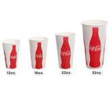 Karat C-KCP32(Coke) 32 oz Paper Cold Cup, "Coca-Cola" Print (Pack of 600)
