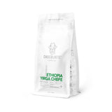 Chocolatte, Ethiopia Yirga Chefe Artisan Coffee - Medium Light Roast 2/5, Small Batch Agaro Washed Raised Bed, Stone Fruit Caramel Milk Chocolate