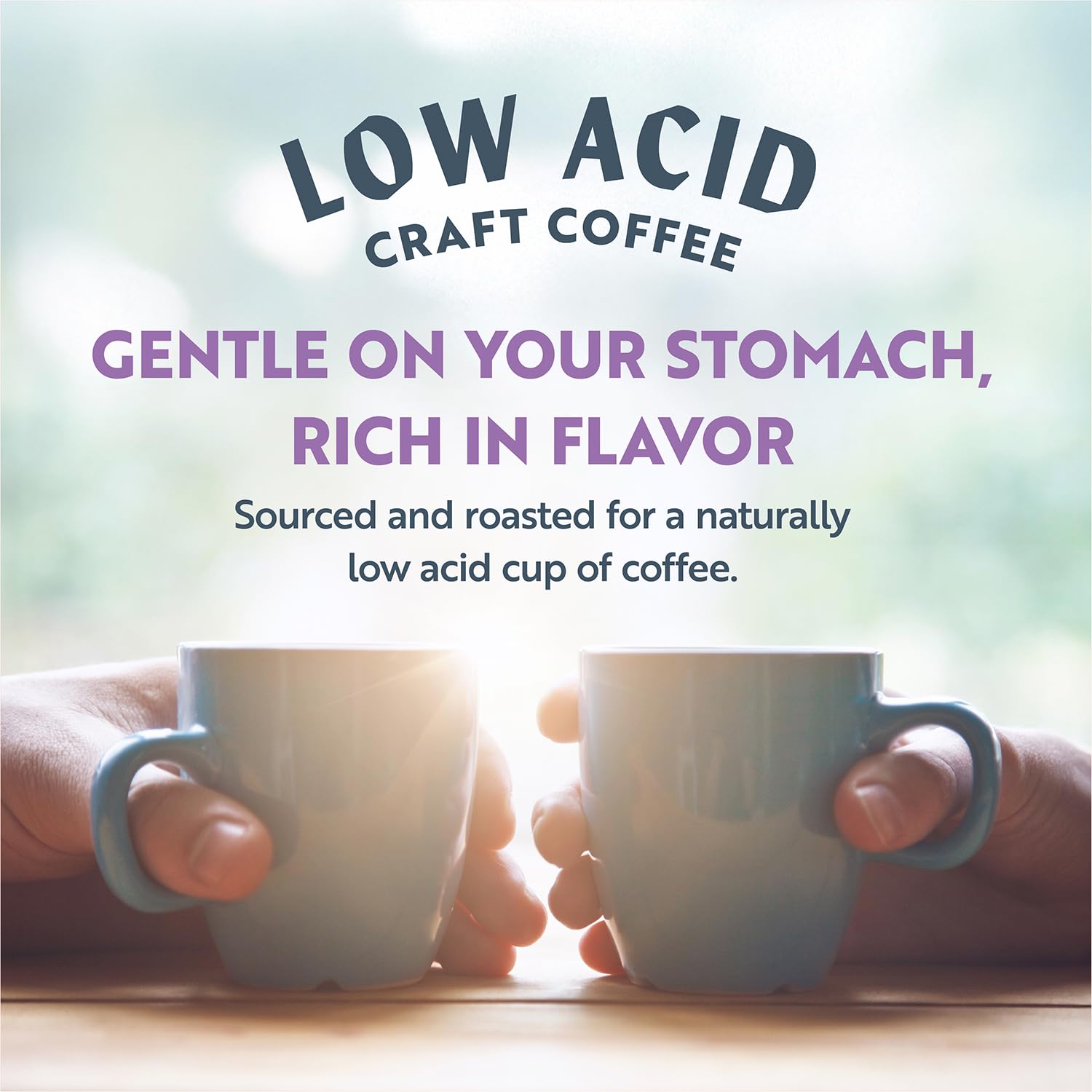 Clean Coffee Co. - Low Acid Medium Roast, Tested for Molds and Toxins, Costa Rica Blend, Notes of Milk Chocolate, Roasted Nuts, Toasted Malt (Whole