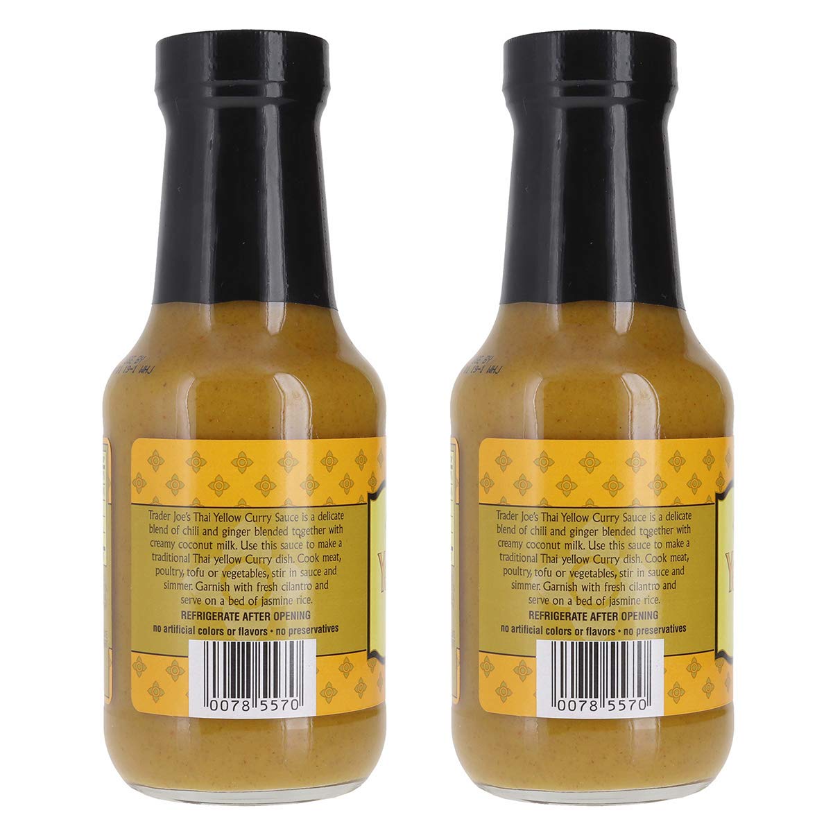Trader Joe's Thai Yellow Curry Sauce Bundle (2 Pack)