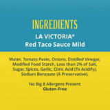 La Victoria Red Taco Sauce Mild, 12 Ounce (Pack of 6)