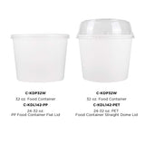 Karat [32oz - 600 ct] Paper Soup Bowls for Hot/ Cold Food - Ideal for Soup, NoodIes, Pasta and Snacks - White (C-KDP32W)