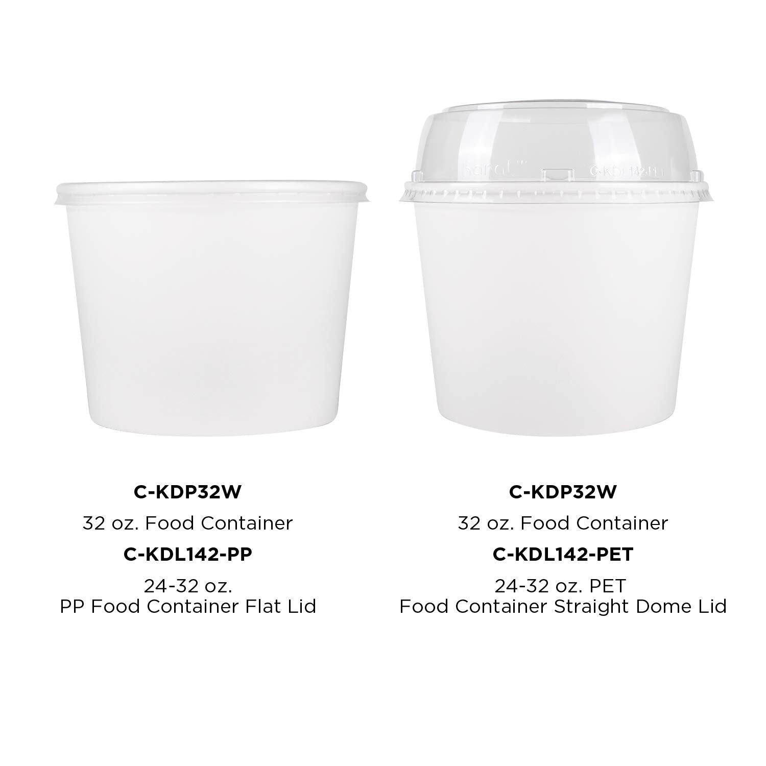 Karat [32oz - 600 ct] Paper Soup Bowls for Hot/ Cold Food - Ideal for Soup, NoodIes, Pasta and Snacks - White (C-KDP32W)