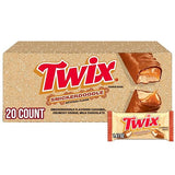 TWIX Snickerdoodle Cookie Cinnamon Caramel Shortbread Milk Chocolate Candy Bars Bulk for Movies, Traveling, Party Favors, Goodie Bags, 1.4 oz (Pack