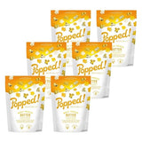 Popped! Republic Movie Theater Butter Flavored, Vegan, Gluten Free, Popcorn. 2.2 oz Bags (approx 6 cups per ouch) Pack of 6