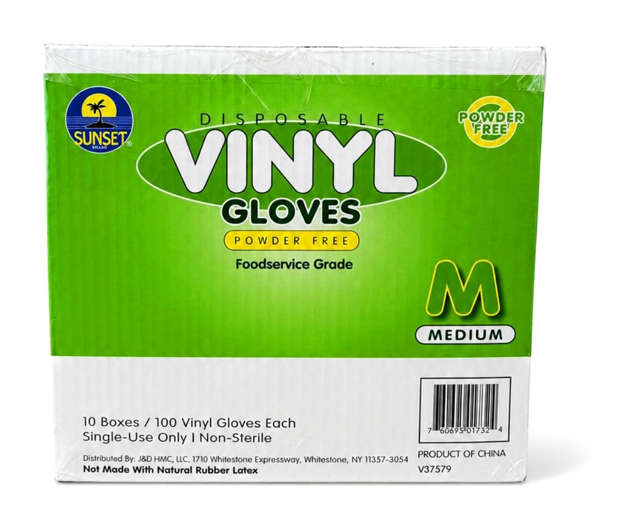 Sunset: Vinyl Gloves 1000 Count (Medium)