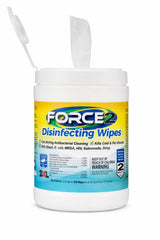 Force2 2XL Disinfecting Wipes - 220 Wipe Count - Antibacterial Disinfectant, Multi-Surface Cleaning and Sanitizing Wipes