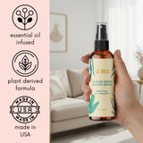 Best of Nature White Sage & Lemongrass Luxury Room & Linen Spray: 100% Natural Clearing Sage Spray for Freshening Rooms, Cleansing Energy