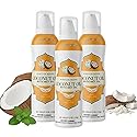 Coconut Oil Non-Stick Cooking Spray with MCT Oil, 3-Pack, No Propellants, Baking, Sautéing, Grilling & Seasoning, Quality Crafted in USA, Net Wt 5oz