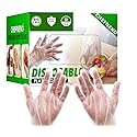 Disposable Food Prep 700 Gloves (350 Pair) Plastic Disposable Gloves Kitchen Cooking Cleaning Food Handling Gloves (700 PCS)
