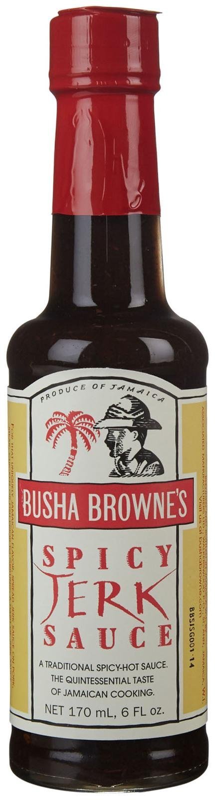 Busha Browne Spicy Jerk Sauce, 5 oz