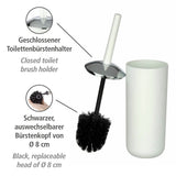 WENKO Brasil Toilet Brush Set, White