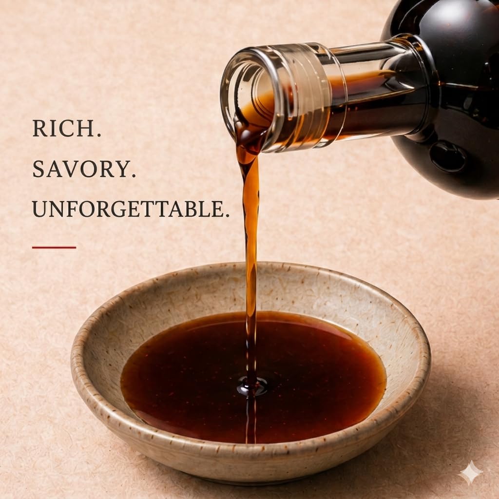 Third Coast Superior Shiitake Garum, Fermented Mushroom Umami Sauce, Plant-Based, Gluten-Free, 12.68 Fl Oz