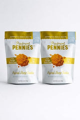 Piedmont Pennies Cheese Crackers - 2-Pack | Sharp Cheddar Gluten-Free Ingredients | Baked Cheese Snack | No Sugar | Handmade in NC | Small-Batch