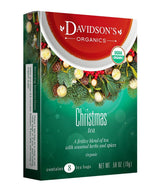 Davidson's Organics, Christmas Tea, 8-count Tea Bags, Pack of 12