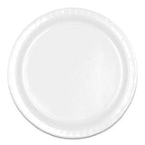 White Round Paper Dinner Plates - 9", 8 Count - Perfect for Parties, Showers, & Special Occasions