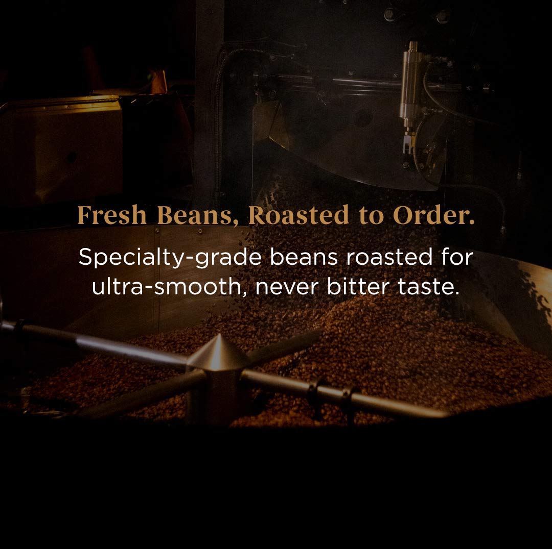 Storyville Prologue Blend Whole Bean Coffee, Medium-Dark Roast, Fresh Roasted Premium-Grade 100% Arabica, Smooth, Low Acidity, Never Bitter, 8 oz Bag