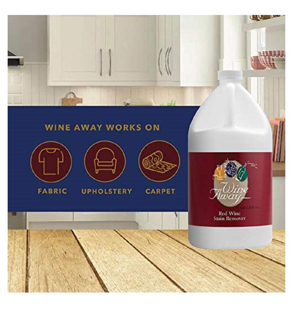 Red Wine Stain Remover Works On Fresh or Dry Stains, 1 Gal