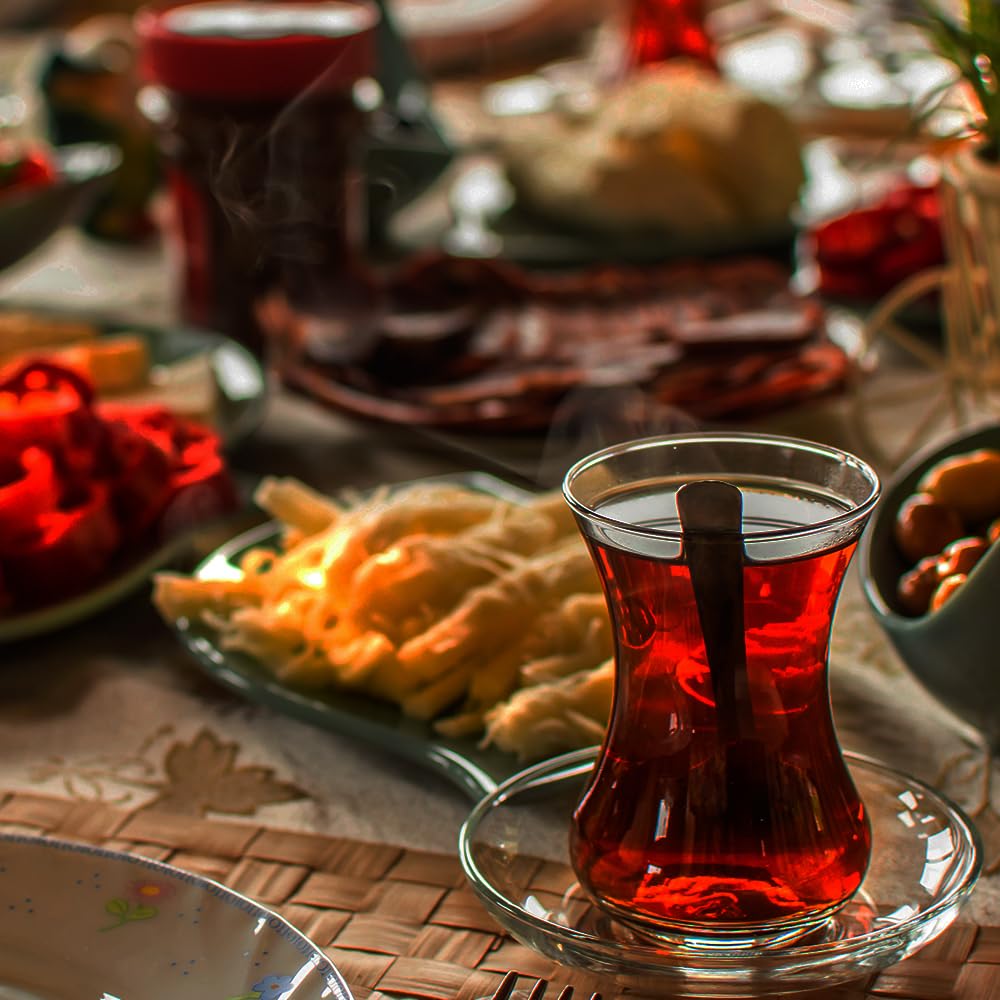 ÇAYKUR Rize Turist Large Tea Bags for Teapot Brew, Bright Red, Loose Leaf, Individually Wrapped 40 Bags, 200gr / 7.05 Oz