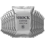 Shock Coffee Ground Stay Fresher Packs. The Strongest Caffeinated All Natural Coffee, Up to 50% more Caffeine than Regular Coffee, 6.6 pounds