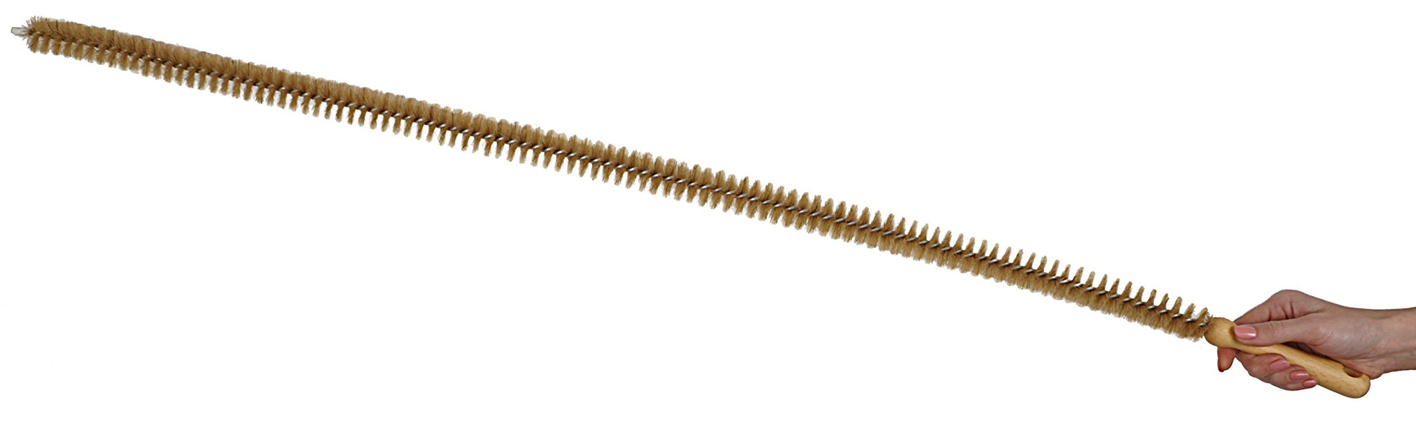 KONEX 45" Dryer Vent Cleaner Brush Flexible Lint Trap Cleaning Tool with Horsehair Bristles
