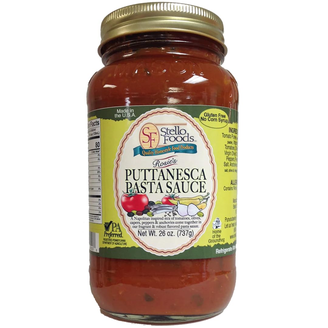 Stello Foods - Rosie's Puttanesca Pasta Sauce 26 oz