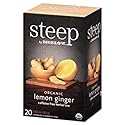 Bigelow Tea Steep Lemon Ginger Organic, 1.55oz (43g)