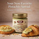 Alma Gourmet Dubaissimo Pistachio Cream with Kadayif 7.05oz (200g) - Original Dubai Chocolate Filling, Pistachio Paste to Spread, Authentic Premium