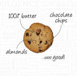 Aunt Gussie's - Sugar Free Wheat Chocolate Chip Cookies with Almonds - 4 Pack