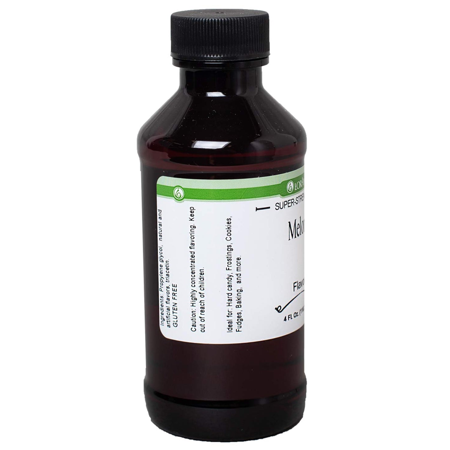 LorAnn Melon SS Flavor, 4 ounce bottle - Includes a threaded Glass Dropper