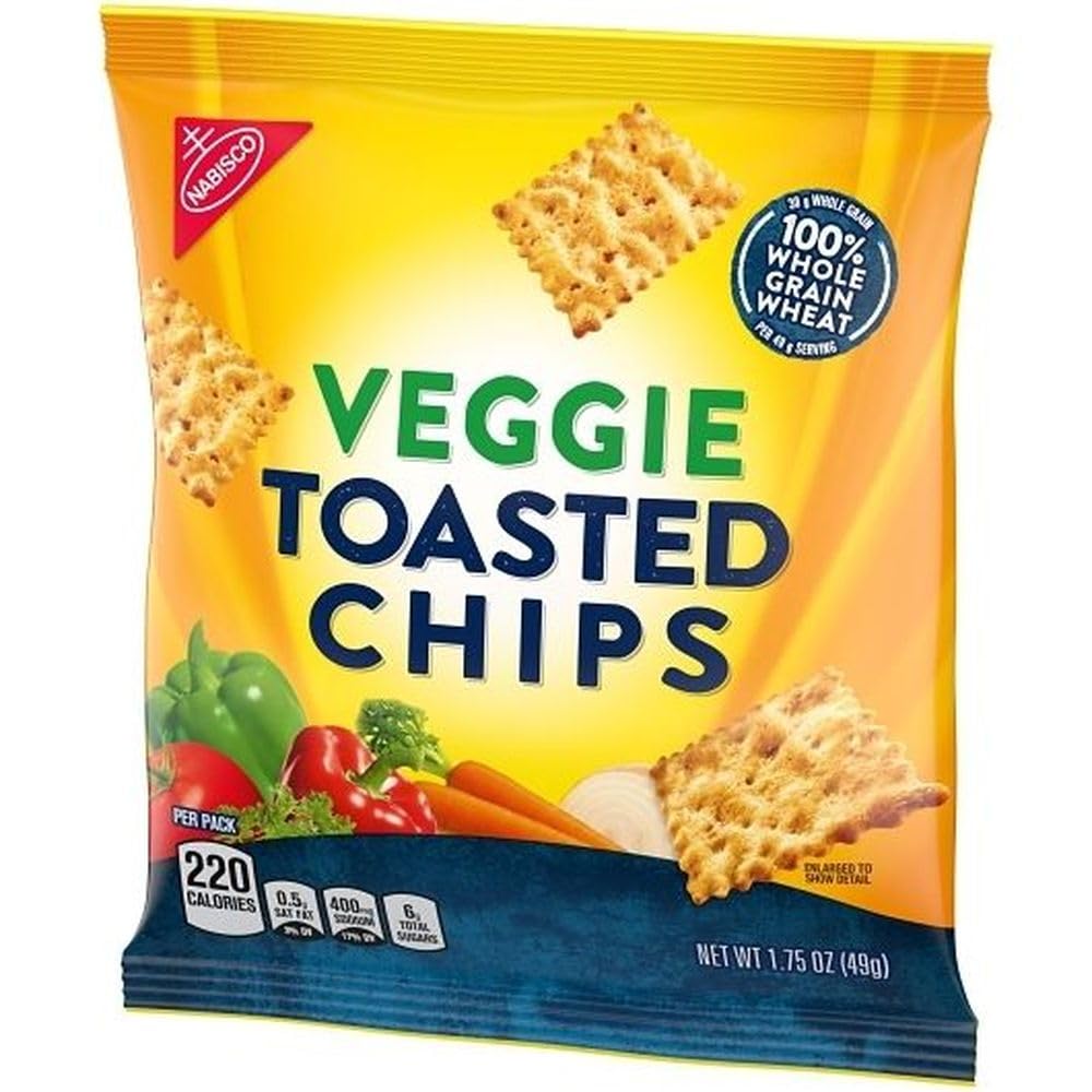 Wheat Thins Veggie Toasted Chip - 1.75 oz. bag, 60 per case