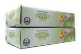 200 Disposable Vinyl Gloves, Non-Sterile, Powder-Free, Smooth Touch, Food Service Grade, Large Size [2x100 Pack]
