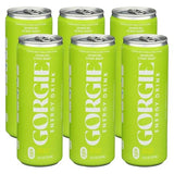 Gorgie Bev Energy Sparkling Citrus Burst - 12 fl oz Cans - for Focus and Refreshment - Alternative to Alani and Celsius - V8 Style Beverage - 6 Pack