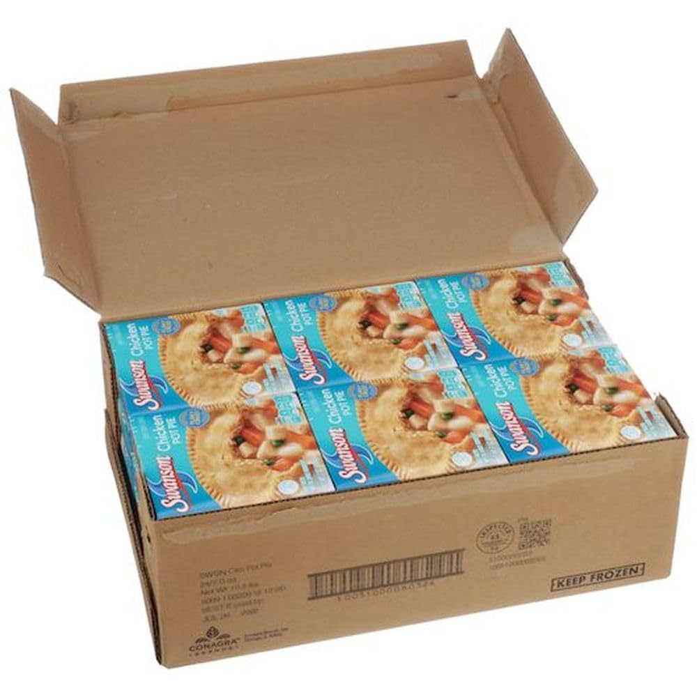 Pinnacle Foods Swason Classic Chicken Pot Pie, 7 Ounce -- 24 per case.