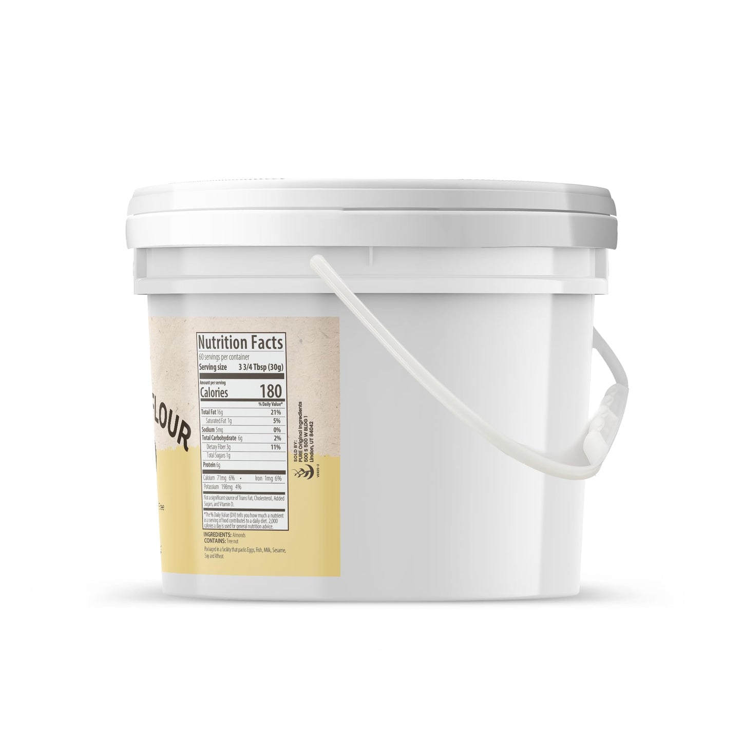 Pure Original Ingredients Almond Flour (1 Gallon), Extra Fine, Non-GMO