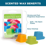 ScentSationals Spooky Donuts Scented Wax Melts - Pumpkin, Cream Cheese, & Brown Sugar, 10oz (24 Cubes)